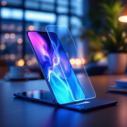 Filtre protecteur anti-lumière bleu pour iPhone - Samsung - Xiaomi