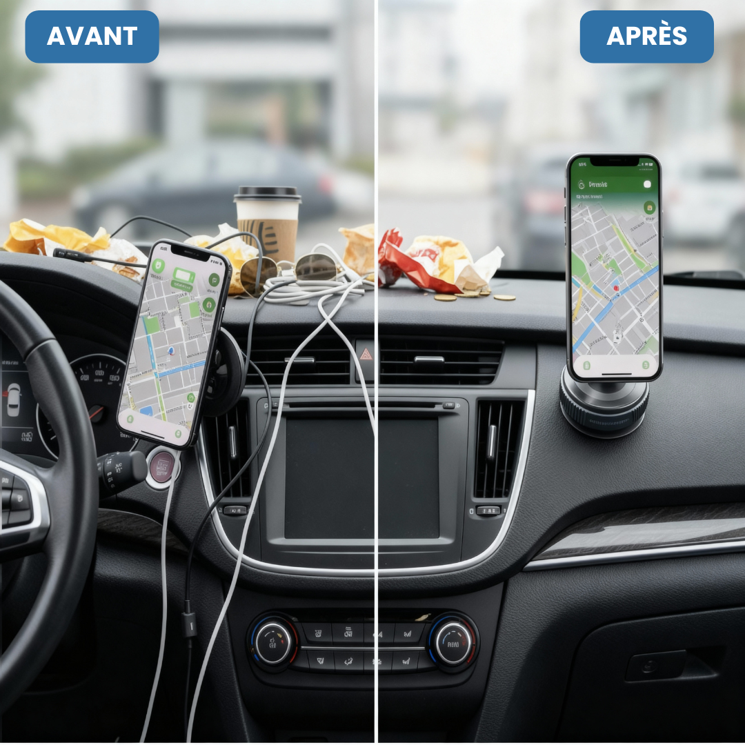 MagniGrip - Support de téléphone magnétique pour voiture