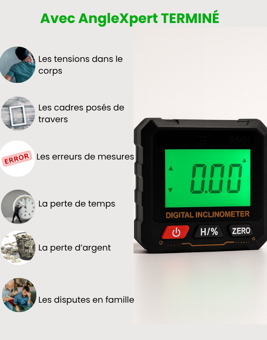 AngleXpert- Calculateur d'angles et de niveaux