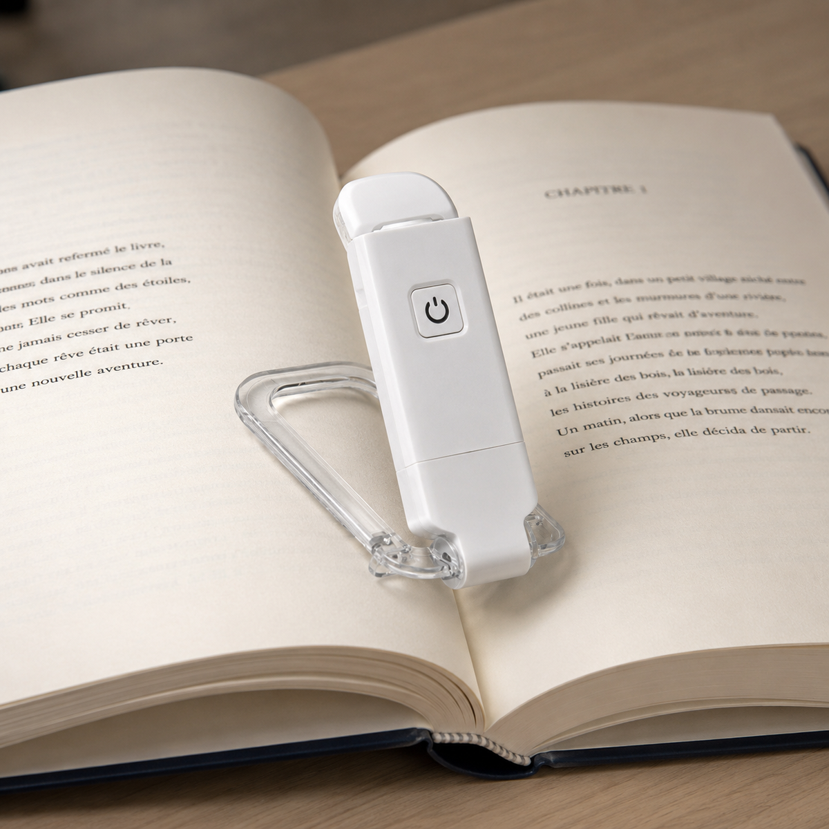 LumiClip - Lampe de lecture LED Rechargeable