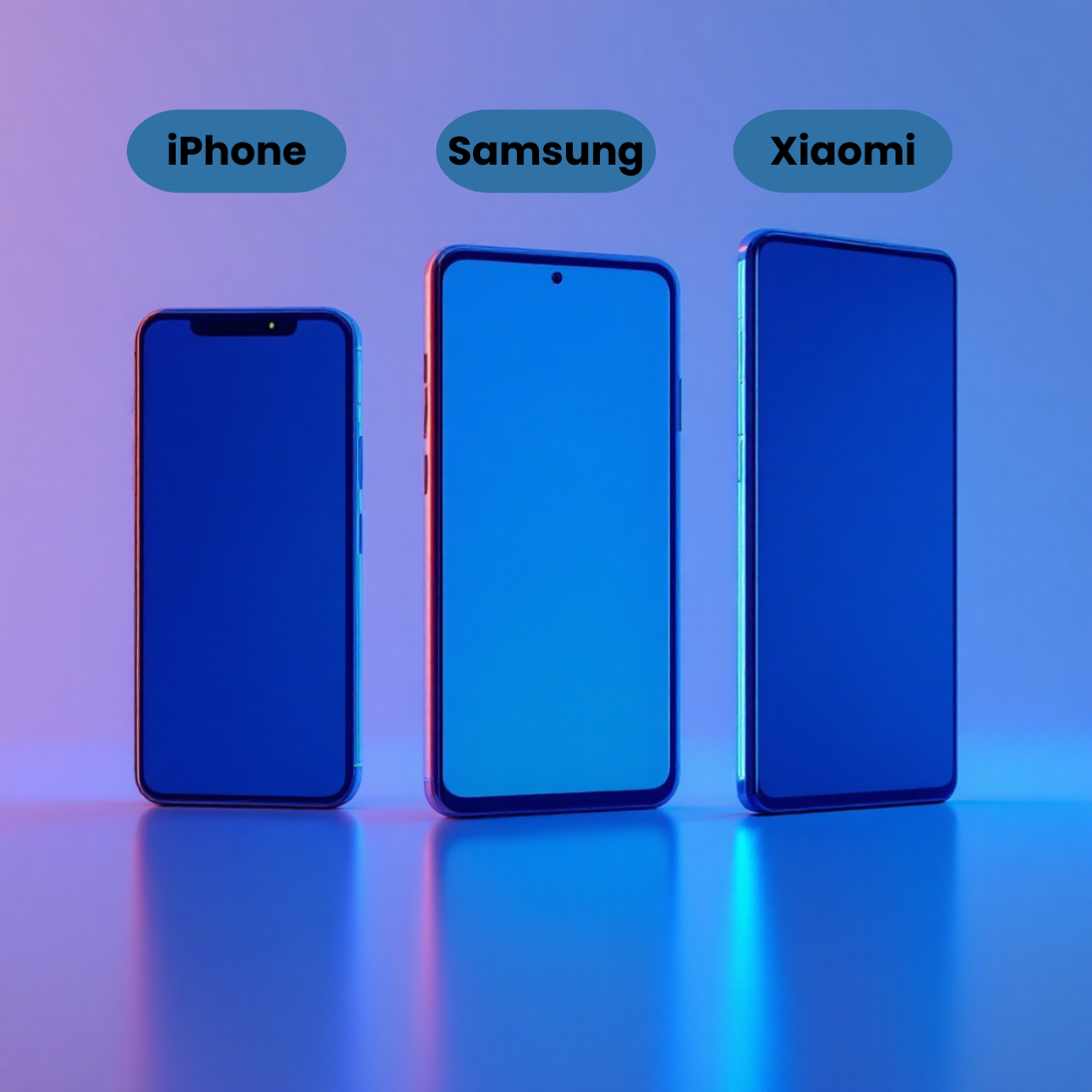 Filtre protecteur anti-lumière bleu pour iPhone - Samsung - Xiaomi